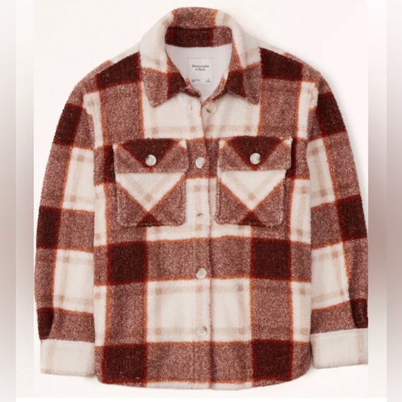 Abercrombie & Fitch Jackets & Blazers - Abercrombie Sherpa shacket